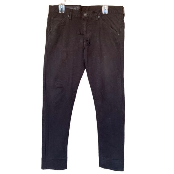 Armani Exchange Jeans Adult Sz 34R Black Slim Fit Stretch Denim Casual Men’s - Picture 1 of 16